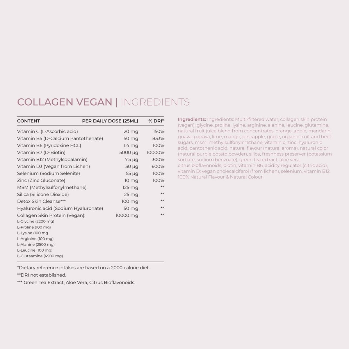 Colagénio Vegan 500ml