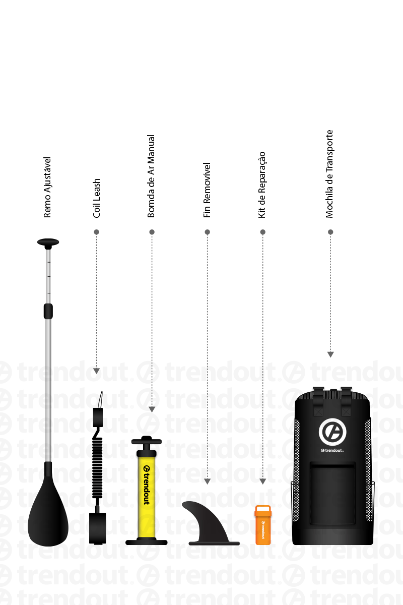 Trendout SUP Base 10'x4'' / Semi-nova - Stock off. Em fabrico. - Trendout.pt