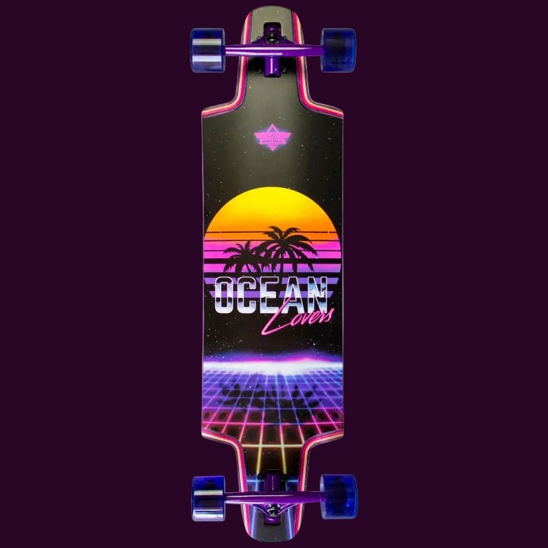 Longboard Dusters Ocean Lovers Purple - 36" - Trendout.pt