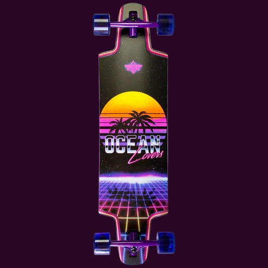 Longboard Dusters Ocean Lovers Purple - 36" - Trendout.pt