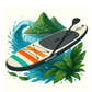 Prancha Insuflável Stand Up Paddle WK Plus 10' - Trendout.pt