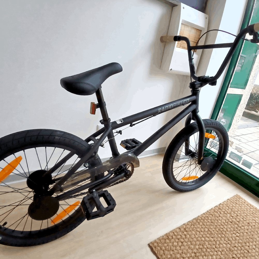 Radio Evol 20" BMX Freestyle Bike (20.3" - Mate Black) - Trendout.pt