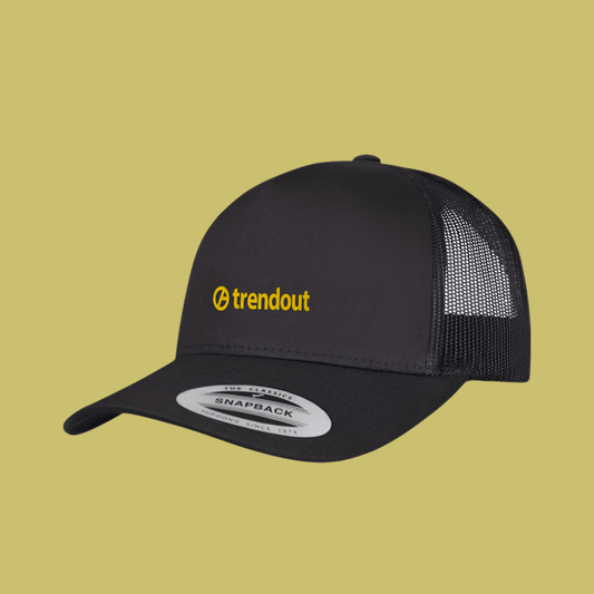 Snapback Boné Trucker Trendout I Preto/Amarelo - Trendout.pt